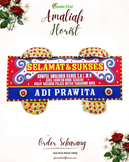 Papan Bunga Ucapan Selamat Sokawangi