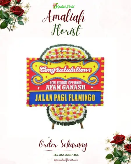 Sewa Papan Bunga Sokawangi